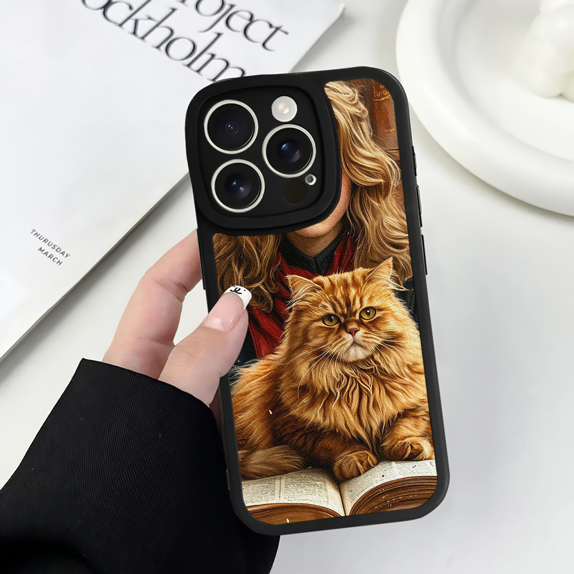 （画像用） Harry Potter ハリー・ポッターシリーズ 【iPhone 16シリーズ対応】シリコンスマホケース（レザー調） 材質：シリコン